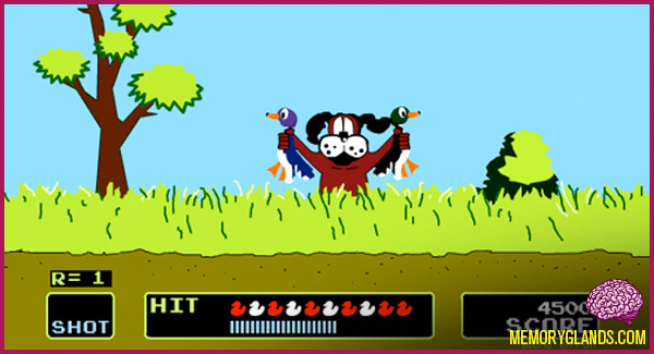 Nitendo's Duck Hunt video game photo