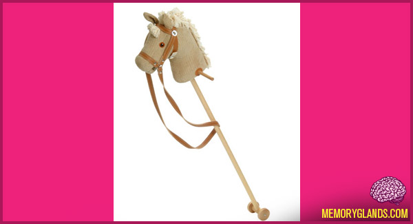 funny hobby horse toy photo