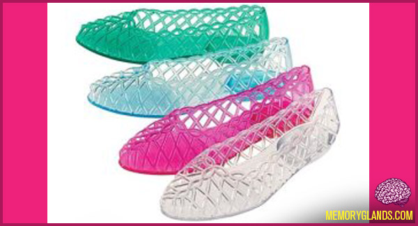 funny clothing jellies shoes photo