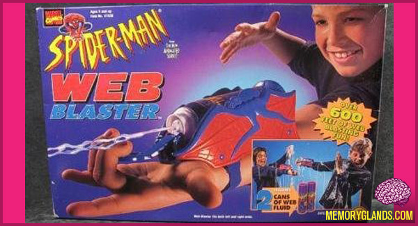 spiderman web toy