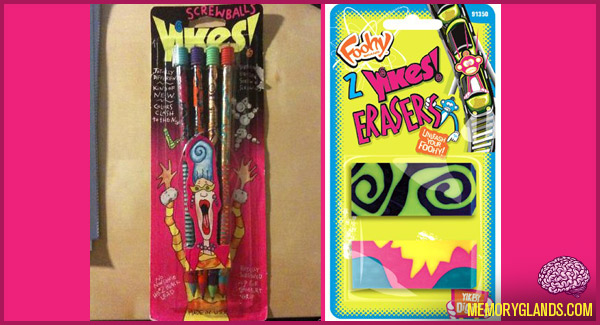 funny school supplies yikes! pencils erasers photo