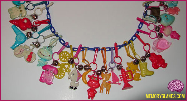 funny plastic charm necklace photo