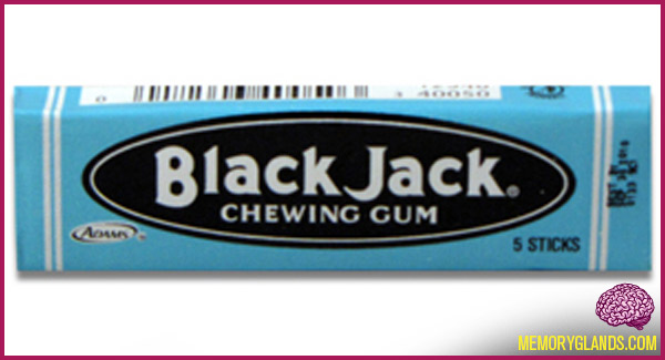 funny black jack chewing gum photo