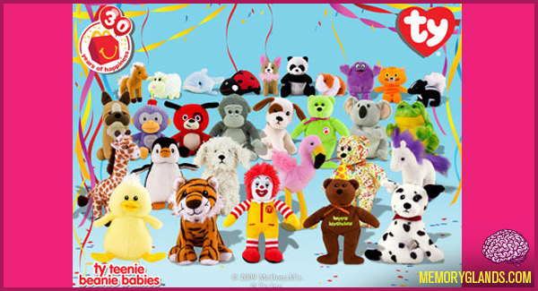 funny mcdonalds teenie beanie babies toys photo