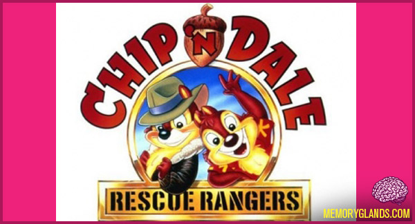 funny cartoon Chip 'n Dale Rescue Rangers tv show photo