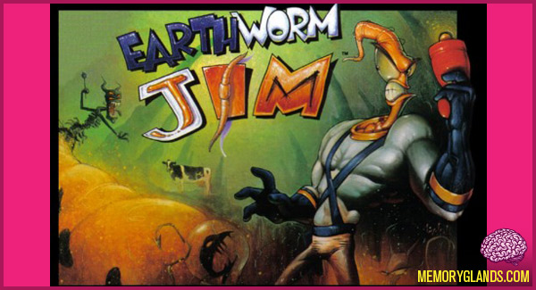funny cartoon video game earthworm jim photo