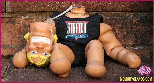 funny stretch armstrong toy photo