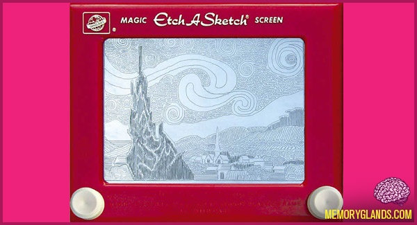 funny etch a sketch toy photo